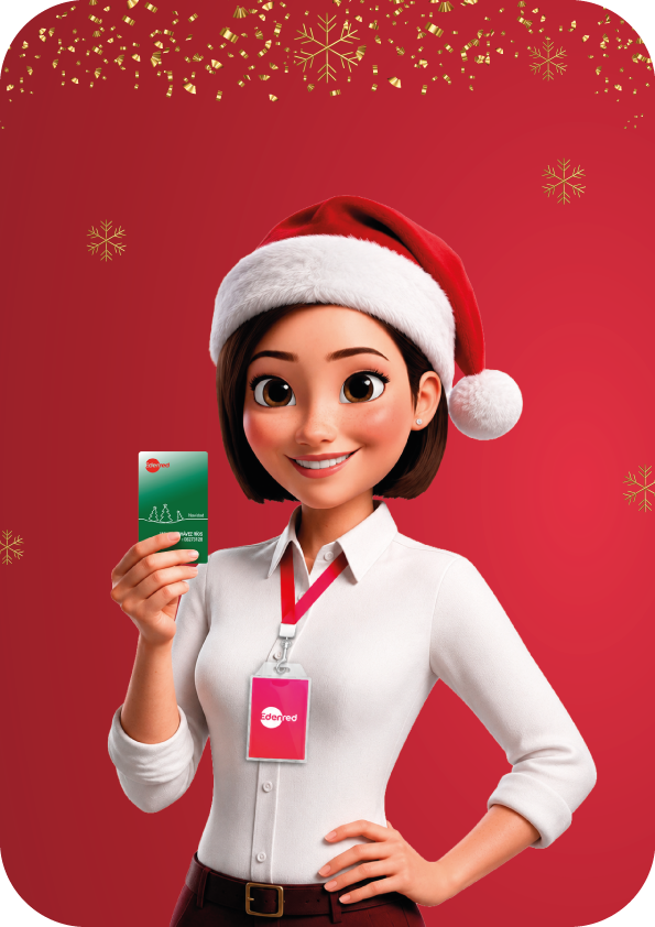 Tarjeta Navidad Eva